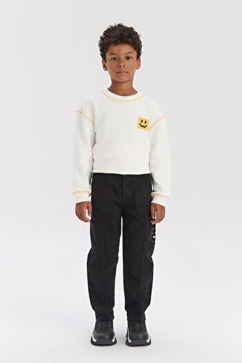Nebbati Boy's Black Trousers