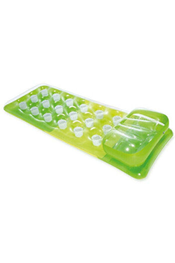 Intex Saltea gonflabilă Fashion verde, 244x46 cm, IX 58890 Verde