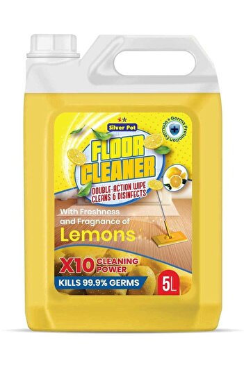 Silver Pot Lemon Floor Cleaner Liquid – 5L