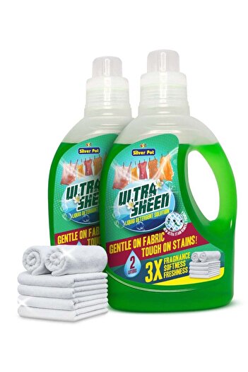 Silver Pot Green Liquid Laundry Detergent Twin Pack – 2 x 2 Litres