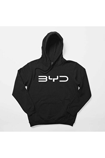 Z zepplin Byd Logo White Black Hooded Sweatshirt Hoodie