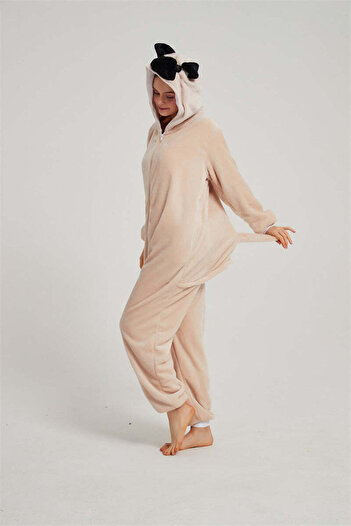 WildFashion Pijama pufoasa tip kigurumi model caine PUG PJM235-813