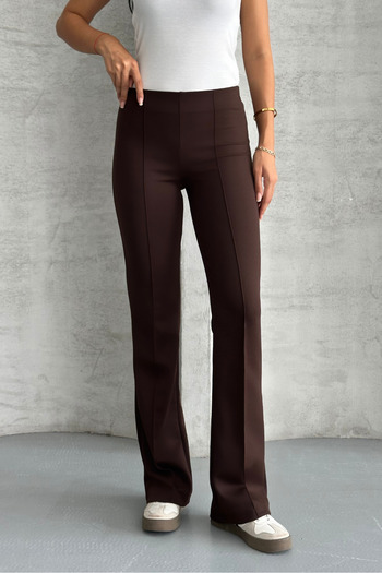 macharel jeans Women's Spanish Leg Opening Stitched Modal Fabric Pants