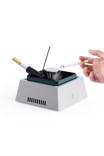 OEM Smart Electric Ashtray, Combats Cigarette Odor, Vacuums Cigarette Smoke, Built-in Air Purifier