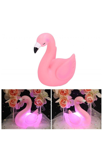 BYKOPUZ Flamingo Table Lamp with Led Light