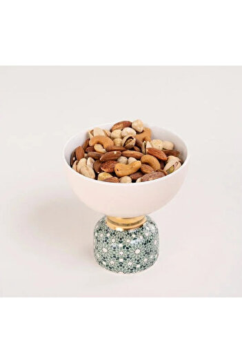 Dallaty white & green nut bowl 17.5*16.5*14.2 cm