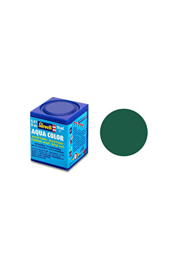 REVELL Acrylic Paint Dark Green Matte for Model Making 18 ml
