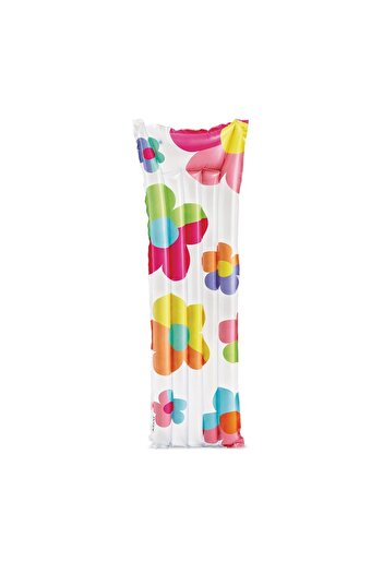 Intex Inflatable Mattress for Beach or Pool, 183 cm x 69 cm, IX 59720 Flower