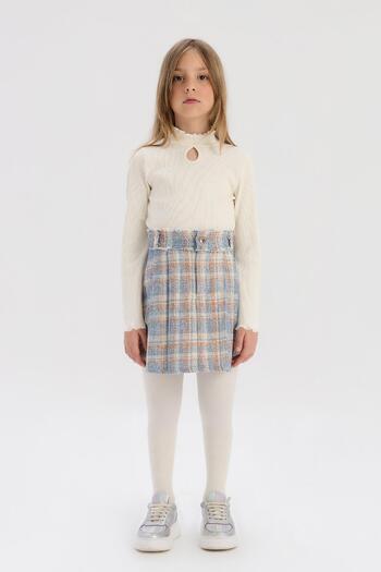 Tyess BG Store Girl's Ecru Blouse