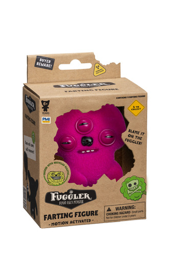 Fuggler Figurine Collectible 9 cm Transparent Box Annoyed Alien Pink PMIFG 3000 AAP