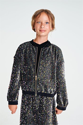 Lia Lea Bg Store Girl's Black Jacket