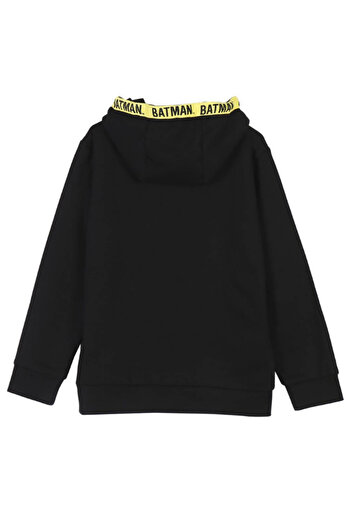 Batman Children's sweatshirt, with front pocket and hood, black,