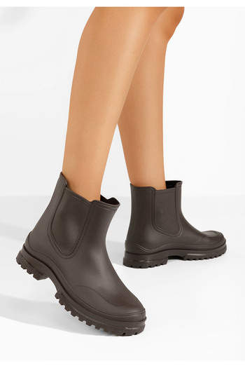 B T Shoes Ghete cauciuc Zariella V2 maro
