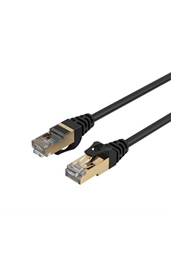 S-Line CAT7 5 Metre Ethernet Kablosu - 10GBPS Yüksek Hız, 600MHZ Bant Genişliği, Çift Koruma (Stp), Altın K
