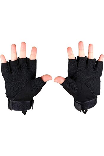 Primo Plus Pair Of Semi Finger Gym Training Gloves ‎M