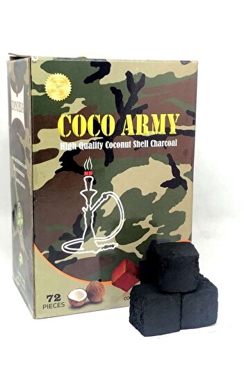 SPENCER Coco Army Natural Coconut Charcoal 1kg x 10 Boxes Shisha Coal