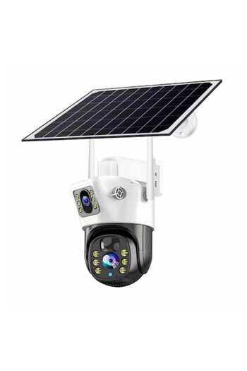Bekcam Camera de supraveghere WIFI Hongnaer VCS-09, 4MP, incarcare solara, two-way audio, Micro SD card, du