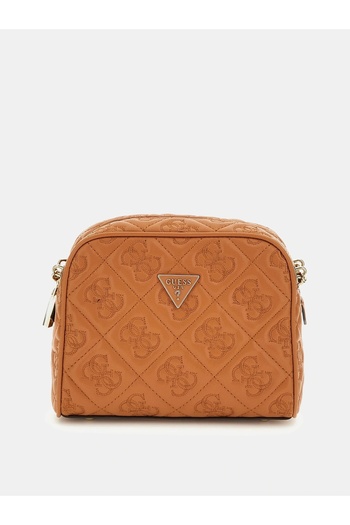 Guess Adelasia Women's Brown Crossbody Bag Hwql9658140-Car