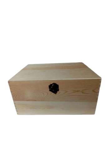 OEM Square Wooden Box Blank, Dimensions 40cm x 30cm x 20cm