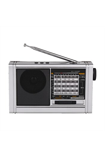 FOXMAG24 Portable radio with battery, Bluetooth connection, LED flashlight, solar charging