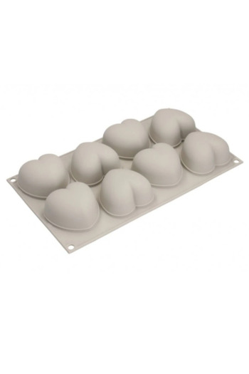 PASTRY PLANET Professional Silicone Cake Mold Domed Heart