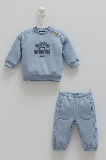Caramell Animal Word Double Set with Inner Shardon (for 01-12 Months) - Indigo Blue