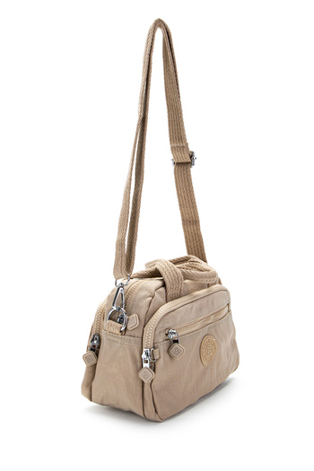 minebag Klinkır Fabric Women's Crossbody Bag Shay Cream
