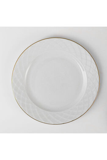 Güral Porselen Alfa 6-Piece 25 cm Serving Plate Matte Gold Mesh