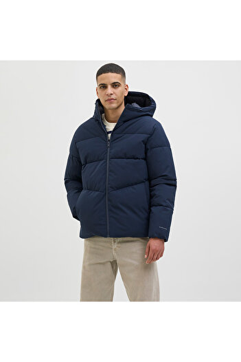 Jack & Jones Global Erkek Lacivert Mont (12283517-SKYC)