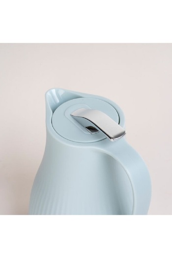 Dallaty Plastic Vacuum Flask Bear Light Blue 1L
