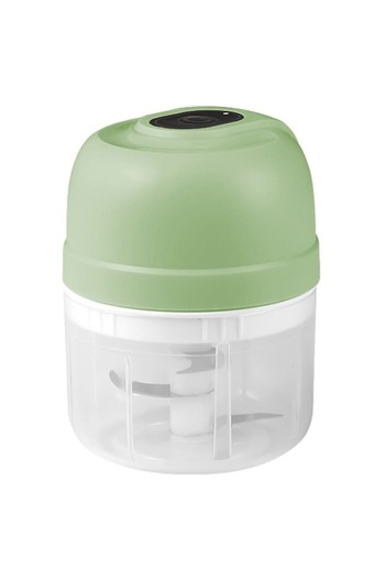 OEM Mini tocător electric pentru alimente, 250 ml, 3 lame din oțel inoxidabil, verde