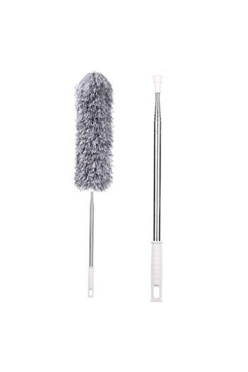 AB HOMES Dust Brush with Flexible Microfiber Head and Telescopic Handle 82cm-280cm