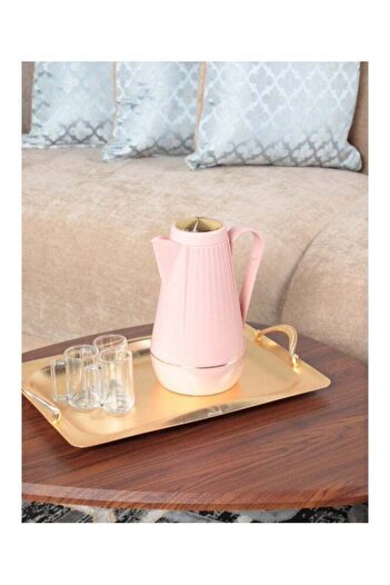 HOMEVEO Thermos for tea and coffee, keeps heat for long periods, 1 liter capacity