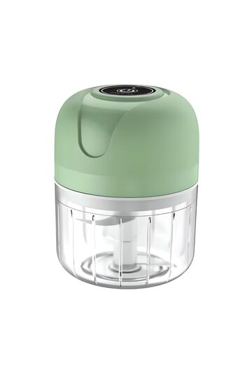 dalimag Mini electric portable chopper with 3 stainless steel blades, USB charging, 300ml, 45W