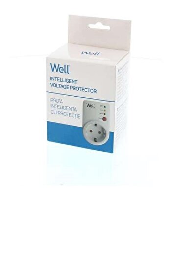 Well WELL schuko plug, with low and high voltage protection
