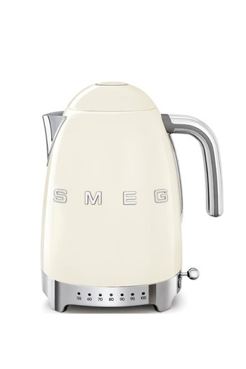 SMEG KLF04CRUK, 50's Retro Style Kettle, 7 Temperature Settings, 1.7 L Capacity with Water Level Ind