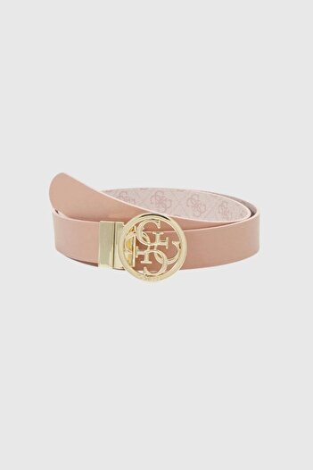 Guess Noelle Women's Pink Adjustable Reversible Belt Bw9166P4235-Rwg