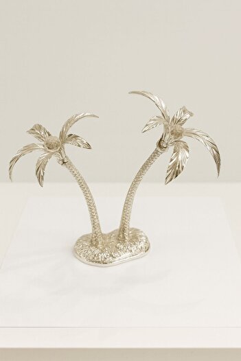 ALMASA Silver palm tree, 18 cm