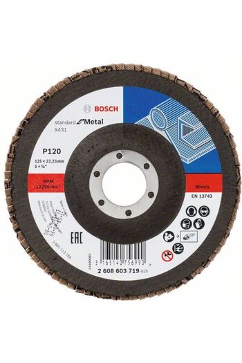 Bosch X431 Fan Grinding Disc, Standard for Metal G80