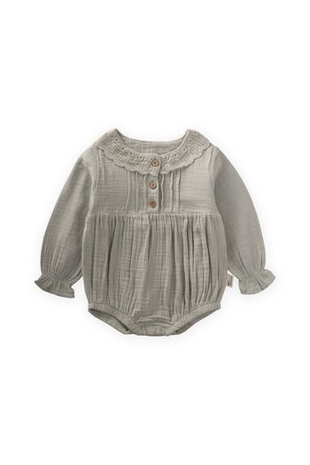 LC Waikiki Girl's Muslin Snap-On Bodysuit