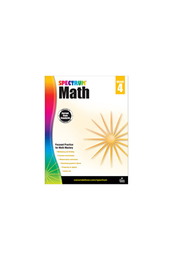 GENERAL BOOKS Caiet de lucru pentru matematică Spectrum, clasa a IV-a