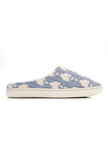 OZYO Desire Blue Heart Chenille Slippers