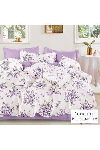 Patul Fine Cotton 2-Sided Bedding, 1 Person, Fitted Sheet 140x200, 4 Pieces