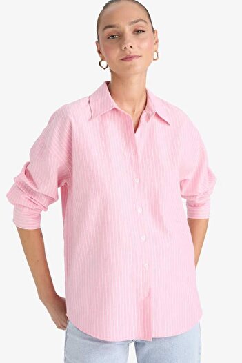 DeFacto Women's Long Sleeve Shirt D4512Ax/Pn623