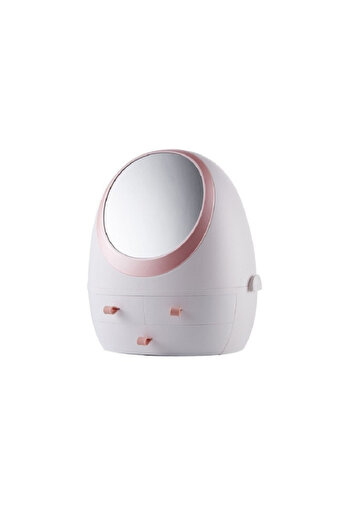 eR D L Cosmetic storage box with LED mirror,