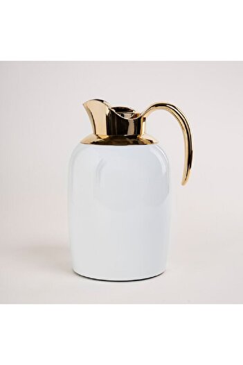 Dallaty Sarab steel vacuum white/gold 1.3L