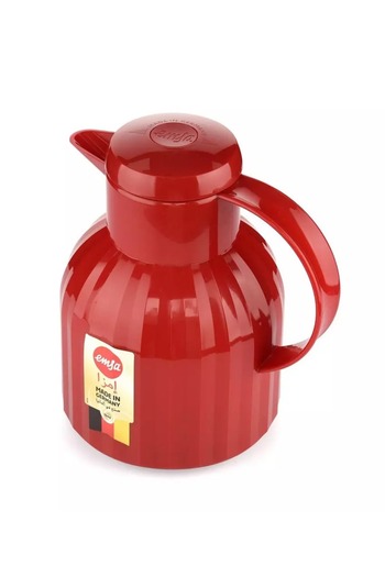 emsa Samba Thermal Jug Vieleck Hgl Qp 1L, Red