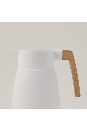Dallaty 1 Pieces Steel Vacuum Flask Nature White 1.5L