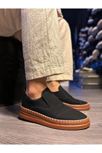 Knack Laceless Seasonal Suede Shoes 019 Black