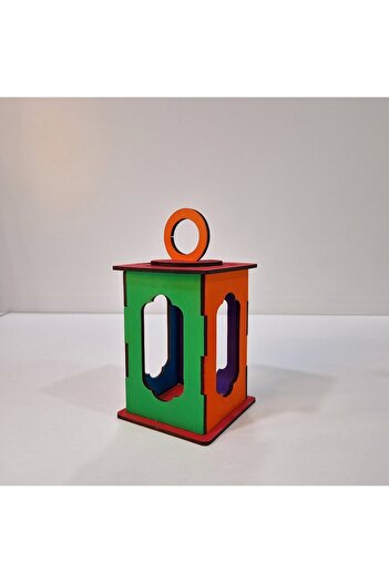 toptanetkinlikboyama Ramadan Lantern Economical Model Wooden Painting Set |   Fun and Activity for Children